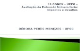 11 CONEX  –  UEPG  – Avaliação da Extensão Universitária: impactos e desafios