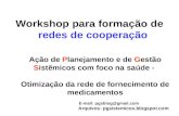 Workshop para formação de  redes de cooperação
