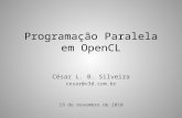Programação Paralela em OpenCL