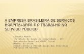 A Empresa Brasileira de Serviços Hospitalares e o trabalho no serviço público