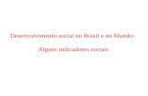 Desenvolvimento social no Brasil e no Mundo:  Alguns indicadores sociais