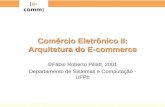 Comércio Eletrônico II: Arquitetura do E-commerce
