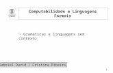 Computabilidade e Linguagens Formais