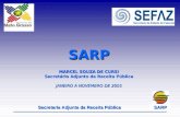 SARP MARCEL SOUZA DE CURSI Secretário Adjunto da Receita Pública JANEIRO A NOVEMBRO DE 2005