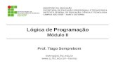Lógica de Programação Módulo II