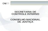 SECRETARIA DE CONTROLE INTERNO CONSELHO NACIONAL DE JUSTIÇA