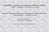 CenPRA - Centro de Pesquisas Renato Archer DGE – Divisão de  Gestão Empresarial