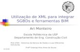Utilização de XML para integrar SGBDs e ferramentas BIM