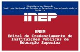 Ministério da Educação Instituto Nacional de Estudos e Pesquisas Educacionais Anísio Teixeira
