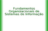 Fundamentos Organizacionais de Sistemas de Informação