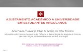 AJUSTAMENTO  ACADÉMICO À UNIVERSIDADE EM ESTUDANTES ANGOLANOS