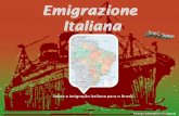 Emigração italiana para o Brasil, segundo as regiões.