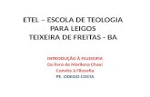 ETEL – ESCOLA DE TEOLOGIA PARA LEIGOS TEIXEIRA DE FREITAS - BA