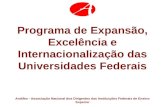 Programa de Expansão, Excelência e Internacionalização das Universidades Federais