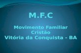 M.F.C Movimento Familiar Cristão Vitória da Conquista - BA