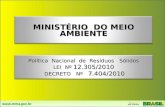MINISTÉRIO  DO MEIO AMBIENTE