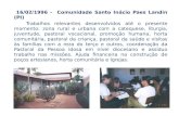 16/02/1996 -  Comunidade Santo Inácio Paes  Landin  (PI)