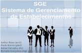 SGE  Sistema de Gerenciamento de Estabelecimentos