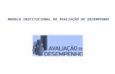 MODELO INSTITUCIONAL DE AVALIAÇÃO DE DESEMPENHO