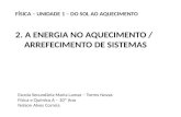 2. A ENERGIA NO  AQUECIMENTO / ARREFECIMENTO  DE SISTEMAS