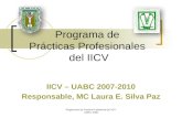 Programa de  Pr á cticas Profesionales  del IICV
