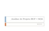 Análise  de  Projeto  RUP + SOA