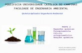 PONTÍFICIA UNIVERSIDADE CATÓLICA DE CAMPINAS FACULDADE DE ENGENHARIA AMBIENTAL
