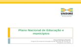 Plano Nacional de Educação e municípios