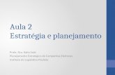 A ula  2  Estratégia  e  planejamento