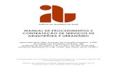 Manual de Contratação de Arquitetura e Urbanismo - Revisado e Aprovado em CUSU 2011