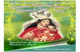 Programa del XXI Festividad en Honor a la "Santisima Virgen del Rosario"