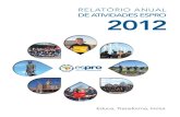 Relatório Anual de Atividades Espro 2012