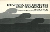 Revista de Direito do Trabalho nº 64 nov dez 1986