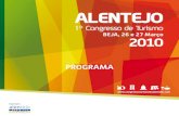 Programa 1º Congresso Turismo Alentejo 2010