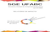 Relatório de Impacto SGE-UFABC 2013