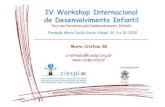 IV Workshop Internacional - Apresentação Maria Cristina Bó