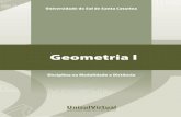 Livro Geometria I - UnisulVirtual