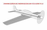 KIT TUCANO T-27 em Depron - Instruções de Montagem - 4FLY - Aeromodelismo Elétrico