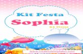Kit festa - Um Peixe Chamado Sophia 51itens