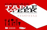 Menus do Cascais Table Week