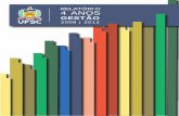 Relatório 4 anos de gestão UFSC | 2008 - 2012
