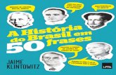 Trecho do livro "A História do Brasil em 50 frases"