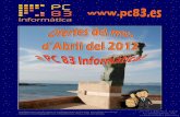 Ofertes PC 83 - Abril 2012