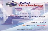 NSI TRAINING - CATALOGO (Cursos, formações e Certificações)