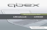 Manual Ultrabook Qbex
