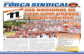 Jornal da Força Sindical sobre as manifestações do dia 11 de julho