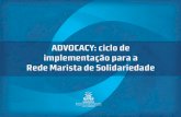 Ciclo do Advocacy Rede Marista de Solidariedade