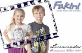 Catálogo Fakini Licenciados Primavera Verão 2011