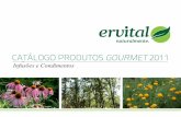 Catálogo Ervital - Produtos Gourmet 2011