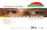 Brochura Verão 2010 - Hotéis em África e Timor
